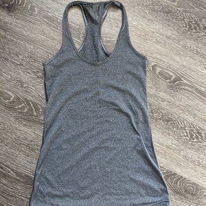 lululemon racerback tank top grey size 2